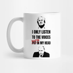 Funny Trump Voices Put in Head PUTIN Head Gifts Mug